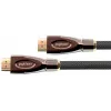 PYTHON GC-M0022 20m aktiivinen High-Speed HDMI-kaapeli Ethernetillä, 4K2K/UHD, Redmere-siru, kullatut kontaktit, OFC, nylonpunos, musta