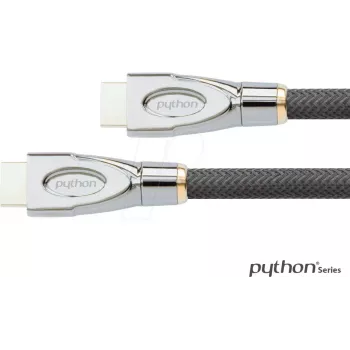 PYTHON GC-M0255 erittäin nopea HDMI 2.1 -kaapeli, 3 m, musta