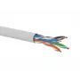 Q-LANTEC U/UTP Cat.6A verkkokaapeli, LSOH, Dca, 4x2x23 AWG, 10 Gb/s, harmaa, 500 m