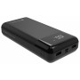 GoGEN PB300001B varavirtalähde, 30000 mAh, USB-C PD 20 W, LCD, musta