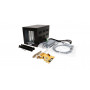 EXSYS EX-1012 ulkoinen laajennuslaatikko, 4 PCI-paikkaa ja PCIe-x1-isäntäkortti