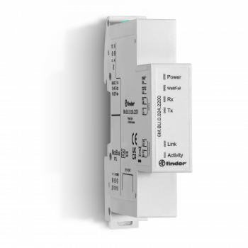 Finder 6M.BU.0.024.2200 Modbus TCP/IP - RS485 RTU -yhdyskäytävä, 24 V AC/DC