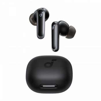 soundcore P40i by Anker, mustat True Wireless -nappikuulokkeet, mukautuva ANC, Bluetooth 5.3