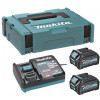 Makita 191J81-6 XGT 40 V max akkusarja, 2 × BL4025 2,5 Ah, DC40RA, MAKPAC