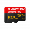 SanDisk Extreme PRO microSDXC 512 GB UHS-I A2 V30, jopa 250/170 MB/s, SDSQXCJ-512G-GS6MA