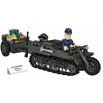 COBI 2681 Kettenkrad perävaunulla, rakennuspalikkasarja, 239 osaa, 1:28