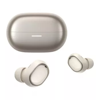 QCY Melobuds A30 langattomat nappikuulokkeet – Bluetooth 5.3, 13-mm-elementti, 26 h toisto, ENC, IPX5 – kulta