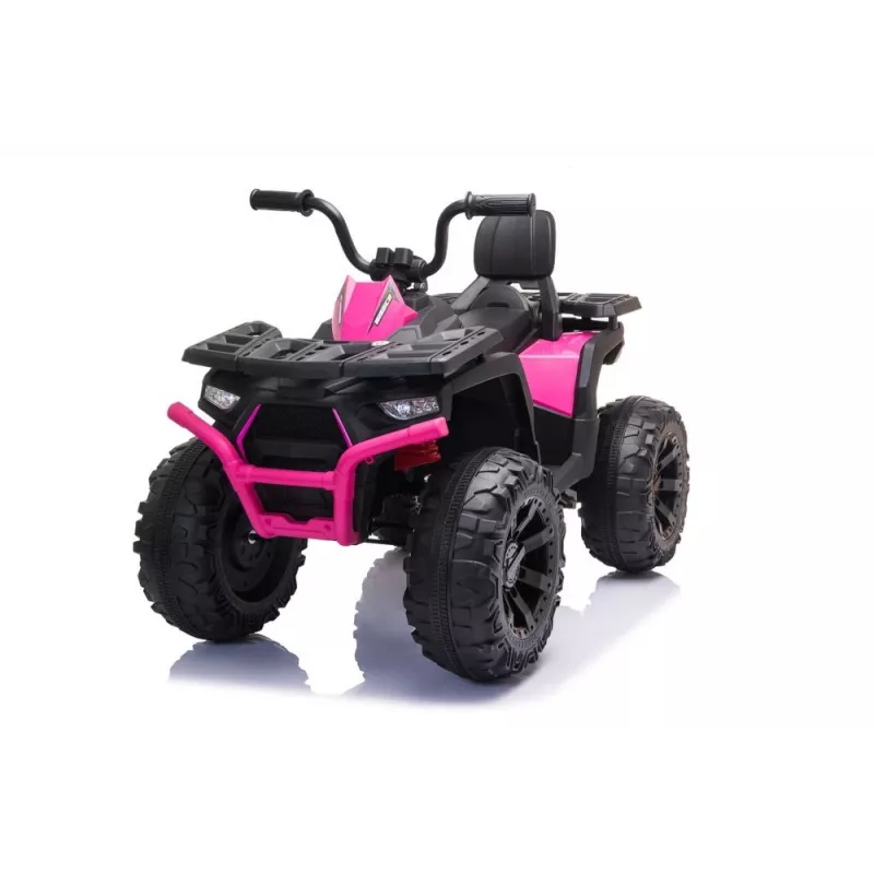 QUAD LOCK Electric Ride On Quad JC333 vaaleanpunainen LED-valot MP3