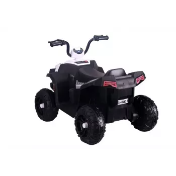 QUAD LOCK Quad Battery S601 maastoajoneuvo lapsille LED-valoilla valkoinen