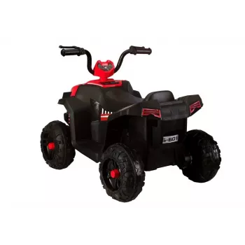 QUAD LOCK Quad Battery S601 maastoajoneuvo lapsille LED-valoilla punainen