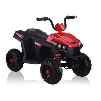 QUAD LOCK Quad Battery S601 maastoajoneuvo lapsille LED-valoilla punainen