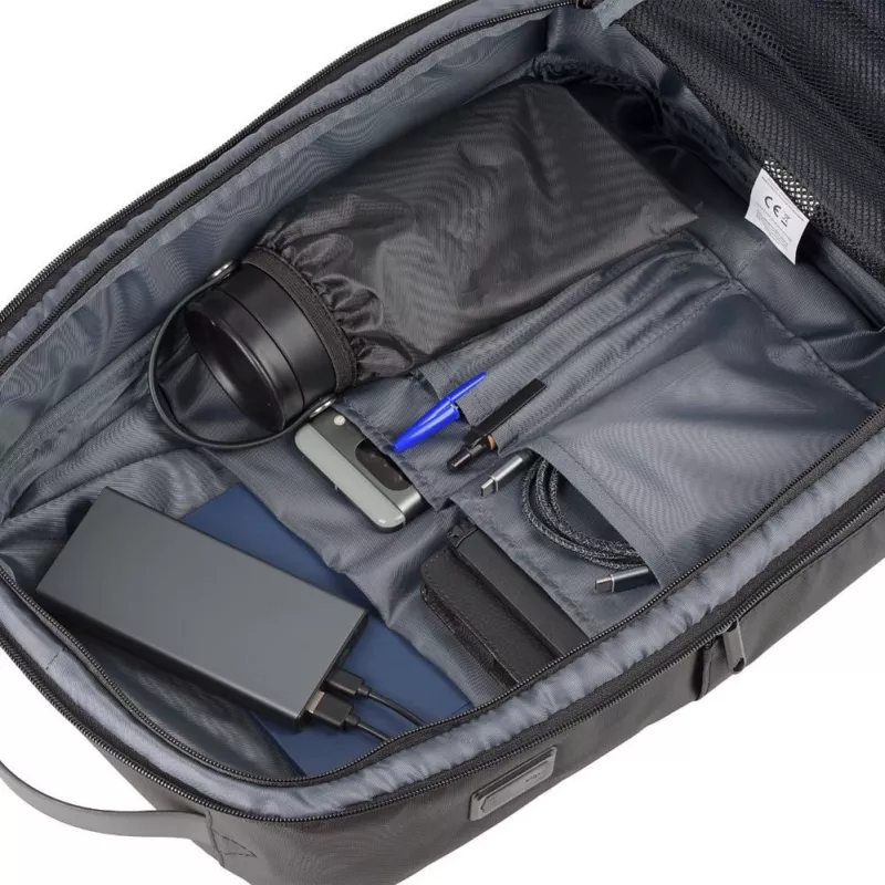 QUALO kannettavan tietokoneen reppu Ultimate Line USB-C 15,6 musta