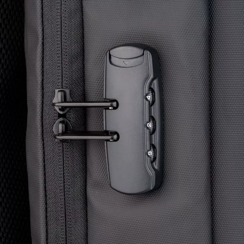 QUALO kannettavan tietokoneen reppu Ultimate Line USB-C 15,6 musta