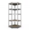 TELINE BUDGET RANGULAR 180X90X45CM - 5 hyllyä, harmaa, kokoaminen