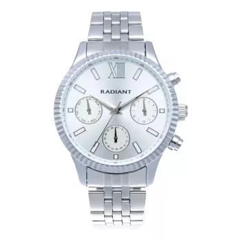 RADIANT miesten kvartsi-analoginen kello RA589701 44 mm ruostumaton teräs musta kellotaulu