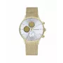 RADIANT miesten kvartsianalogikello RA601703 41 mm ruostumaton teräskotelo musta nahkaranneke