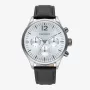RADIANT miesten kello RA641703 (43mm) – analoginen kvartsi mustalla nahkarannekkeella