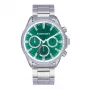 RADIANT RA589702 miesten kvartsianalogikello 44 mm ruostumaton teräs hopea musta