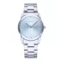 RADIANT RA606202 miesten kvartsi analogikello 36mm hopea ruostumaton teräs Milanese Mesh