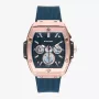 RADIANT RA655204 miesten analoginen kvartsikello 42mm teräs musta kellotaulu nahkaranneke