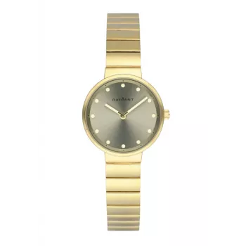 RADIANT naisten kello RA521203 (28mm) – teräksinen Milanese-ranneke, valkoinen kellotaulu