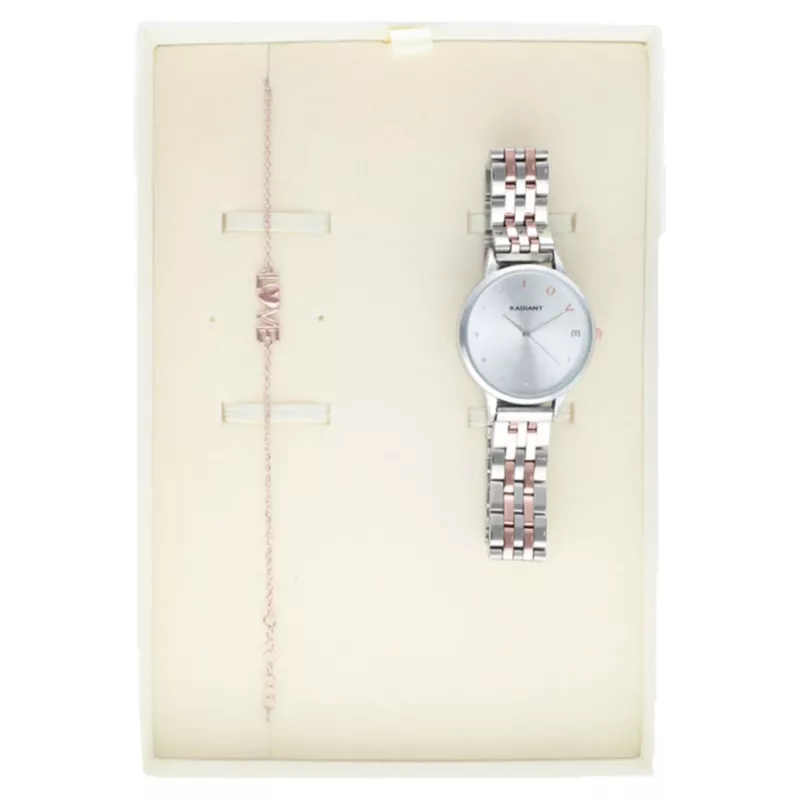 RADIANT naisten kello RA609203PT 33 mm hopea ruusukulta