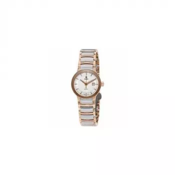 RADO Centrix naisten kello R30954123 28 mm hopea ruostumaton teräs keraami kvartsi