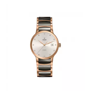 RADO R30183762 naisten kello 28 mm ruostumaton teräs ja keramiikka ruskea kellotaulu
