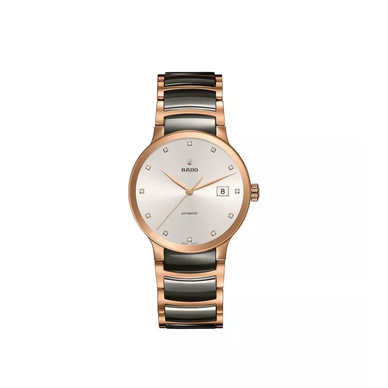 RADO R30183762 naisten kello 28 mm ruostumaton teräs ja keramiikka ruskea kellotaulu