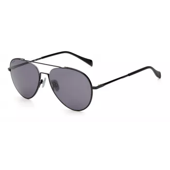 RAG&BONE MAN aurinkolasit RNB1036GS8075 musta harmaa suorakaiteen muotoinen 58 mm