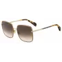 RAG&BONE naisten aurinkolasit RNB1032S01Q58 dark havana ruskea liukuväri 58 mm