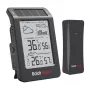 RAINPOINT BALDRTHERM B0596WT2H2P-V1 aurinkokäyttöinen sääasema langattomalla ulkoanturilla, musta