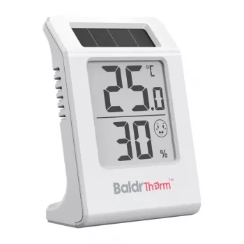 RAINPOINT BALDRTHERM E0587TH aurinkokäyttöinen lämpö-kosteusmittari langattomalla ulkoanturilla