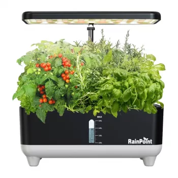 RainPoint Hydroponic Growing Kit Z238 - 12 kasvikapselia, täysspektri-LED, älykäs sovellusohjaus