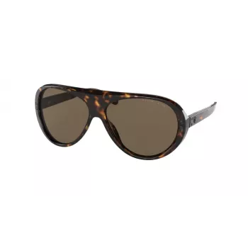 Ralph Lauren miesten aurinkolasit RL8194-500373 havana neliömäinen kehys ruskea liukuvärilinssi 60/13/135 mm