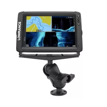 RAM MOUNTS RAM-D-111U-C Short Double Socket Arm -kiinnike 3 x 11 -jalustalla - musta