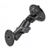RAM Mounts imukuppiteline AMPS-adapterilla – B-pallo (1 tuuma), timanttinen pohjalevy, keskivarsi, pyöreä pohjalevy (RAM-B-166-202U)