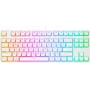 Rampage Ghost TKL mekaaninen näppäimistö Huano Red Switch valkoinen