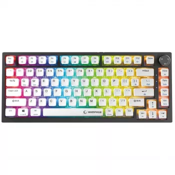Rampage Zenith Pro 8000Hz langallinen pelinäppäimistö, Hall-efekti, RGB, Gateron KS-20, musta