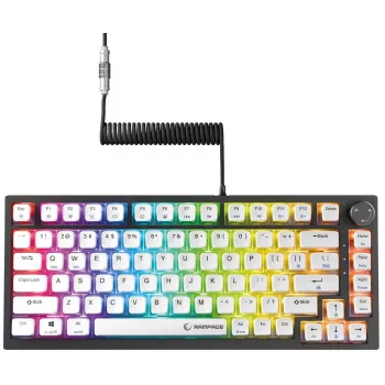 Rampage Zenith Pro 8000Hz langallinen pelinäppäimistö, Hall-efekti, RGB, Gateron KS-20, musta