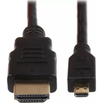 Raspberry Pi Micro HDMI - HDMI-kaapeli 2.0 4K 60 Hz 3 m Pi 4 (K-1481-3M)