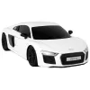RASTAR 1:24 RC Audi R8 Pilot valkoinen kaukosäädettävä auto