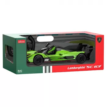 Rastar Lamborghini SC63 kauko-ohjattava RC-auto vihreä 1:14