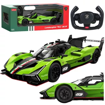 Rastar Lamborghini SC63 kauko-ohjattava RC-auto vihreä 1:14