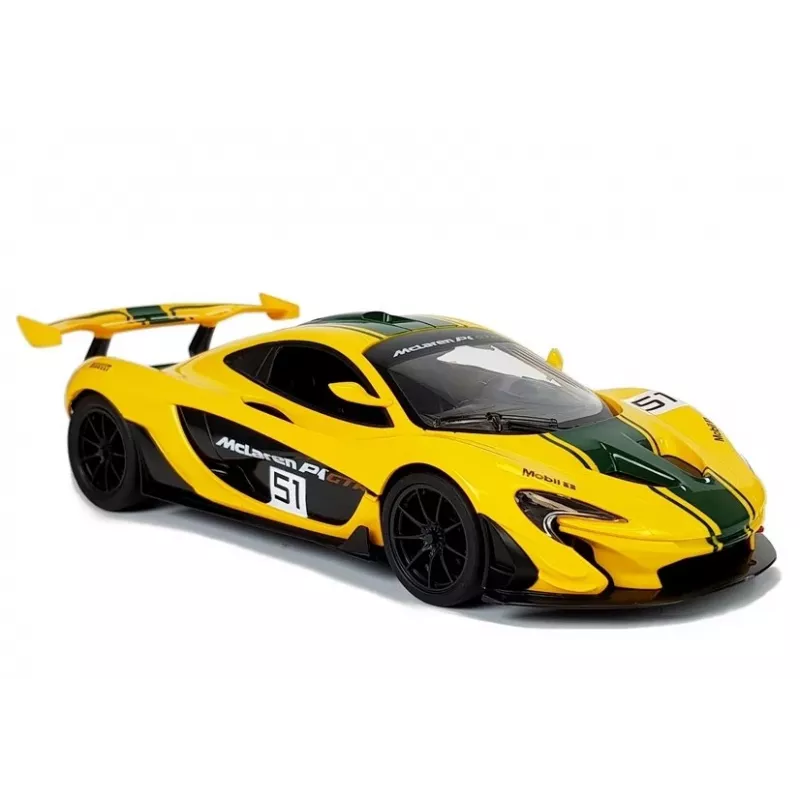 RASTAR McLaren P1 GTR kauko-ohjattava auto 1:14 keltainen