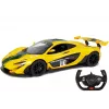 RASTAR McLaren P1 GTR kauko-ohjattava auto 1:14 keltainen