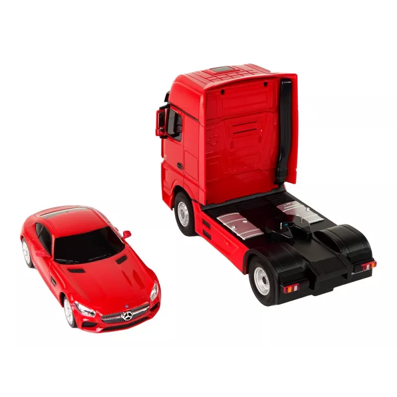 RASTAR hinausauto R/C Mercedes-Benz 1:26 punainen