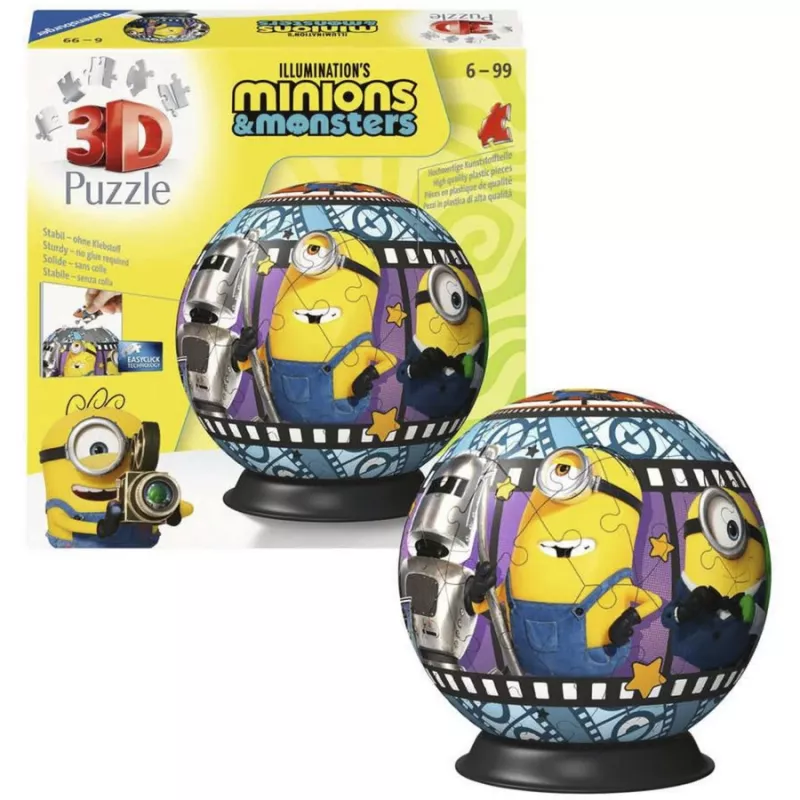 RAVENSBURGER 3D-palapallopeli Minions 3 - 72 osaa