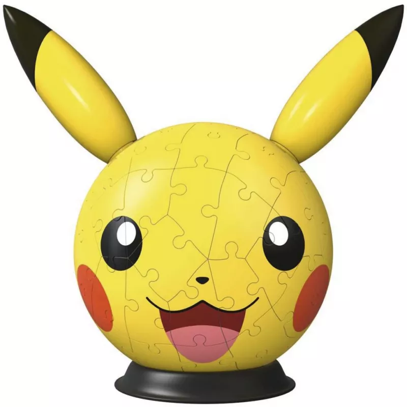 Ravensburger 3D-palapallopeli Pokémon Pikachu korvilla - 54 osaa