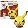 Ravensburger 3D-palapallopeli Pokémon Pikachu korvilla - 54 osaa